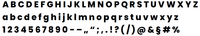 Alle Zeichen der Schriftart Poppins